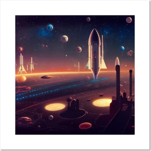 Interplanetary Spaceport Posters and Art